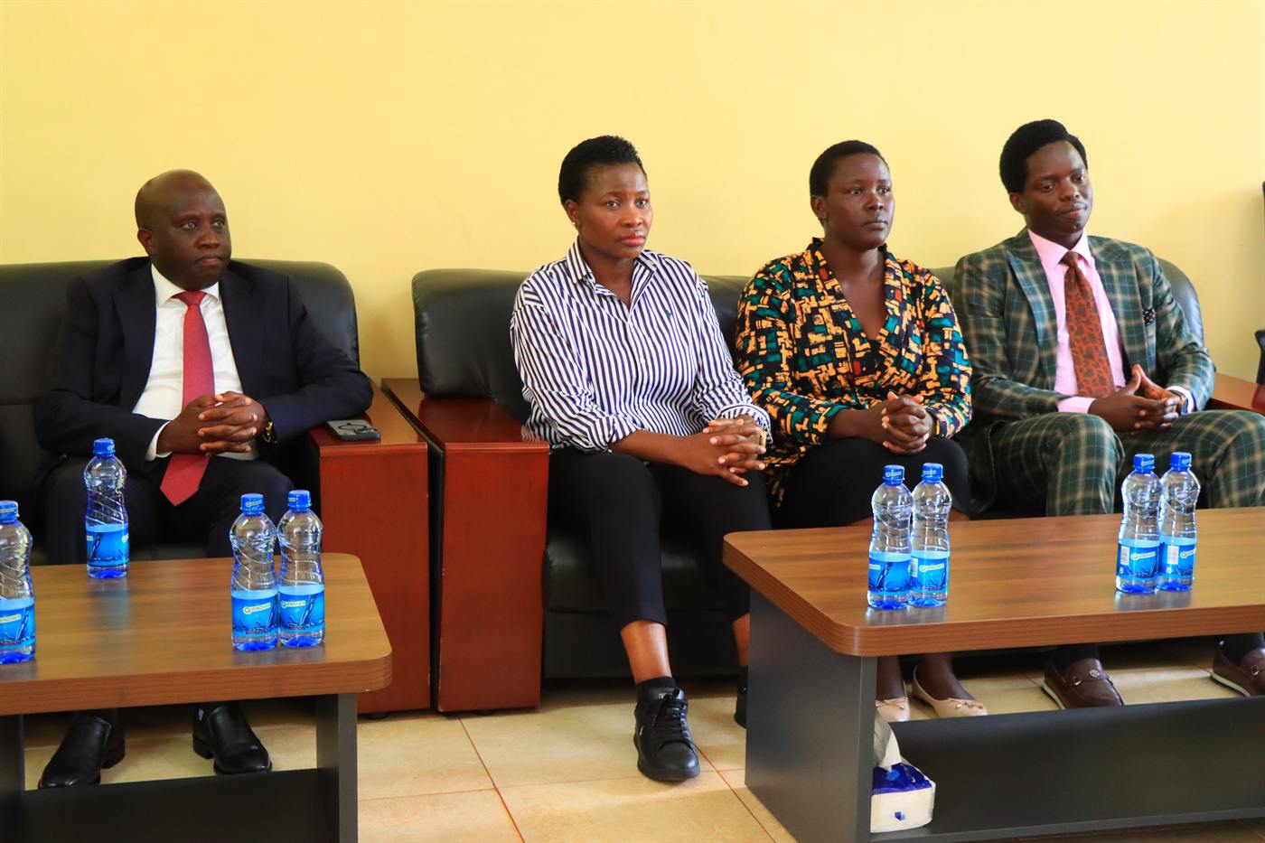 Guests seated together ahead of the festival programme