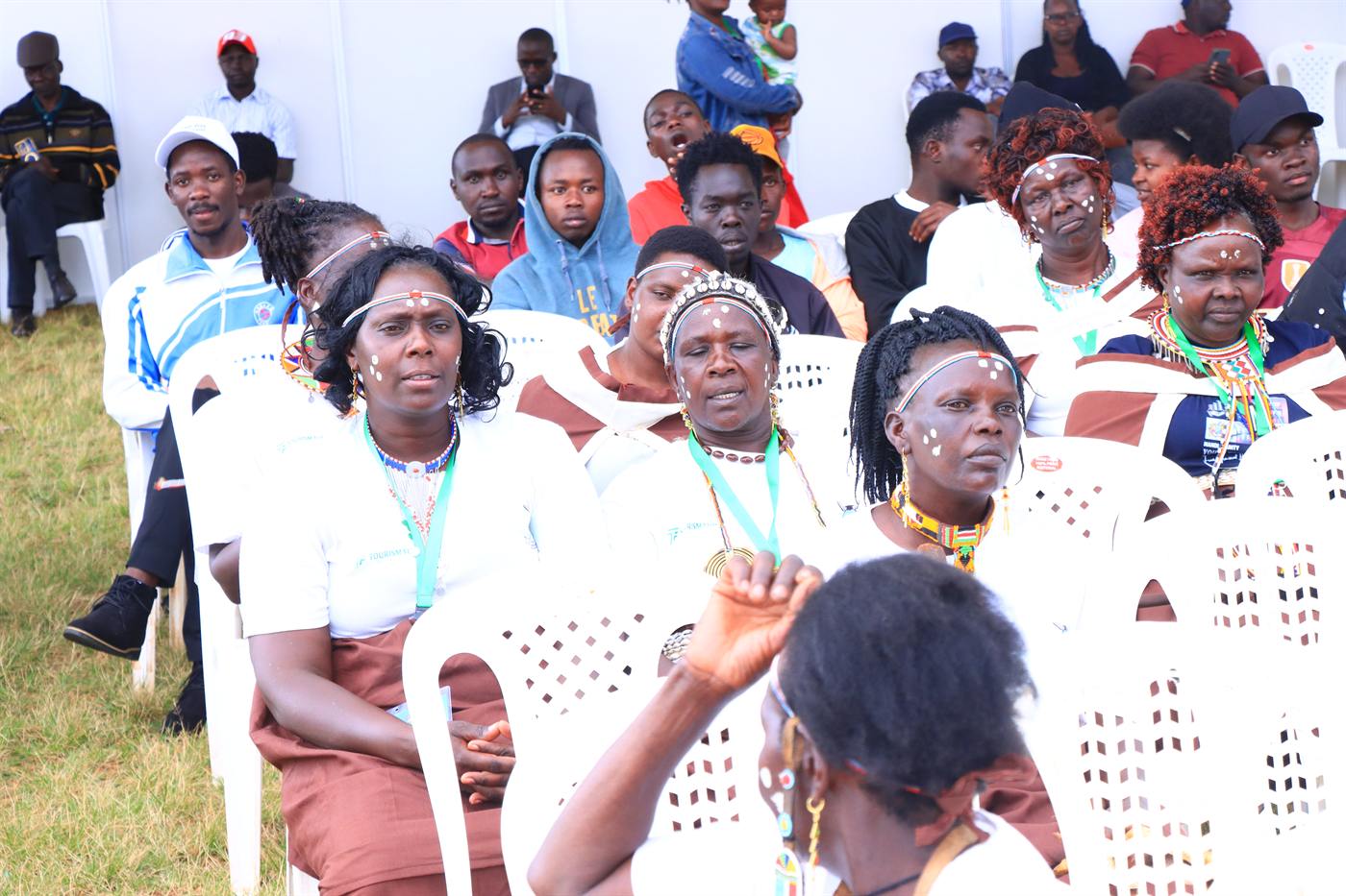 Guests in traditional dress seated at the 2025 festival